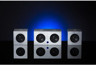 Soundgil CUBE ACTIVE Wireless SPEAKER 2.1 srebrny - Głośniki i kolumny Soundgil CUBE ACTIVE Wireless SPEAKER 2.1 srebrny - Głośniki i kolumny - miniaturka - grafika 1