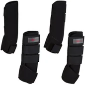 Akcesoria jeździeckie - Kerbl Ochraniacze dla konia, 4 szt., czarne, Cob, 320132 - miniaturka - grafika 1