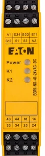 Eaton esr5-NO-41  24 AC/DC przekaźnik bezpieczeństwa, Single Channel Main, wyjście 4 No bezpieczeństwa, 1 NC Signal Output, napięcie 24 V AC/DC Control ESR5-NO-41-24VAC-DC - Listwy zasilające - miniaturka - grafika 2
