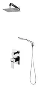 Zestawy prysznicowe - Omnires SLIDE Kompletny system prysznicowy chrom SYSSL10CR SYSSL10CR - miniaturka - grafika 1
