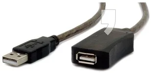 Gembird KABEL USB 2.0 AM-AF AKTYWNY 10M CZARNY UAE-01-10M - Kable USB - miniaturka - grafika 3