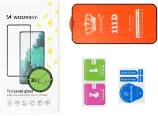 Wozinsky super wytrzymałe szkło hartowane Full Glue na cały ekran z ramką Case Friendly Nokia G10 czarny hurtel-71176-0 - Szkła hartowane na telefon - miniaturka - grafika 5