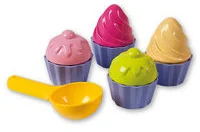 Androni foremki do piasku Babeczki, zestaw - Zabawki do piasku - miniaturka - grafika 3