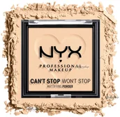 Pudry do twarzy - NYX professional makeup Professional Makeup - CAN''T STOP WON''T STOP - Mattifying Powder - Matujący puder do twarzy - 6 g - LIGHT - miniaturka - grafika 1