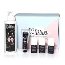 Elisium Zestaw startowy Mały Flexy Gel System - Zestawy do manicure i pedicure - miniaturka - grafika 2