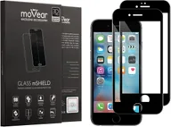 Szkła hartowane na telefon - movear 2 szt. Szkło Hartowane 3D na Apple iPhone 6/6s Plus (5.5") na Cały Ekran GLASS mSHIELD 3D PRO czarne pyłoszczelne pełny klej AIP6PG3P14ABK2 - miniaturka - grafika 1