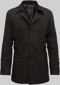 Płaszcze męskie - Borgio płaszcz alseria czarny - miniaturka - grafika 1