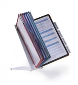 Artykuły biurowe - DURABLE 557000 VARIO TABLE 10 zestaw stołowy z 10 panelami A4 mix kolorów zestaw 557000 - miniaturka - grafika 1