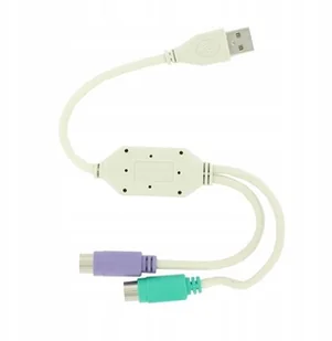 4World Konwerter 2 porty PS2 (klawiatura i mysz) na port USB (01421) - Kable komputerowe i do monitorów - miniaturka - grafika 5