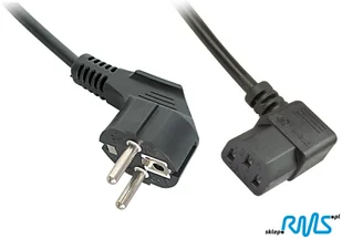 Lindy Kabel zasilający CEE 7/7 wtyczka kątowa 5m 30309 30309 - Kable - miniaturka - grafika 2