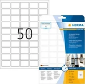 Papier do drukarek - Herma Etykiety foliowe odporne na warunki atmosferyczne A4 37 x 25 mm białe wyjątkowo silna przyczepność 8338 8338 - miniaturka - grafika 1