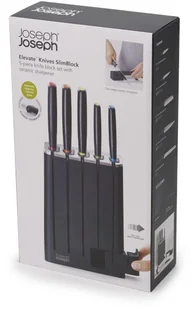 Joseph Joseph Zestaw 5 noży w bloku z ostrzałką Elevate 10537 - Noże kuchenne - miniaturka - grafika 11