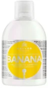 Szampony do włosów - Kallos KJMN Fortifying Shampoo With Multivitamin Complex BANANA 1000ml 77050-uniw - miniaturka - grafika 1