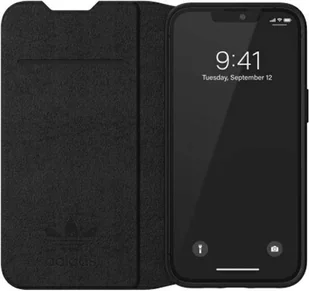 Adidas OR Booklet Case BASIC iPhone 13 6,1" czarno biały/black white 47086 hurtel-89581-0 - Etui i futerały do telefonów - miniaturka - grafika 5