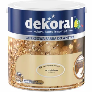 Dekoral Farba Akrylit W Burza Piaskowa 2,5 L - Farby olejne i specjalne - miniaturka - grafika 2