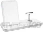 Ładowarki do telefonów - Zens DUAL WIRELESS + Dock biały | - miniaturka - grafika 1
