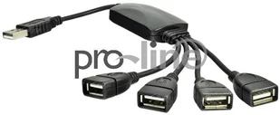 Akyga Hub USB Akyga AK-AD-13 4x USB 2.0 czarny AK-AD-13 - Huby USB - miniaturka - grafika 3