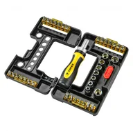 Śrubokręty - Topex Końcówki wkrętakowe i nasadki z uchwytem, 38 szt. TOP-39D344 - miniaturka - grafika 1