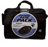 Torby na laptopy - Catkil Catkil 936697 - torba na laptopa 15,6" + mysz optyczna, czarna CTK001 - miniaturka - grafika 1