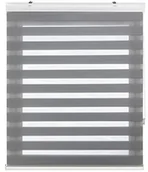 Rolety - Blindecor blindecor ND100  roleta podwójnie plecione, w dzień i w nocy, szary, 100 x 180 cm 150130300 - miniaturka - grafika 1