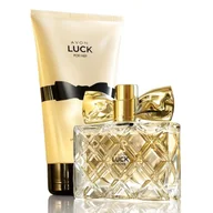 Zestawy perfum damskich - AVON Zestaw Luck Perfum 50 ml+BALSAM 150 Dla Niej - miniaturka - grafika 1
