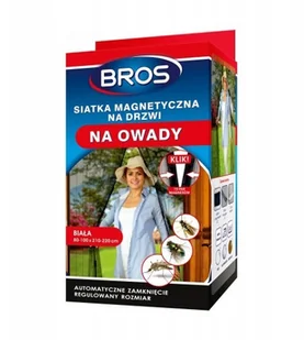 Bros Siatka na drzwi magnetyczna biała - Moskitiery - miniaturka - grafika 3
