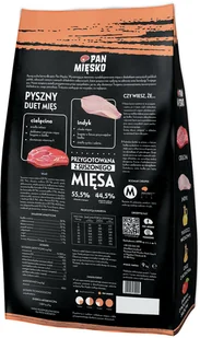 Pan Mięsko Cielęcina z Indykiem M 20 kg - Sucha karma dla psów - miniaturka - grafika 3