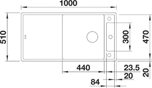 Blanco AXIA III XL 6 S biały 523504 - Zlewozmywaki - miniaturka - grafika 3