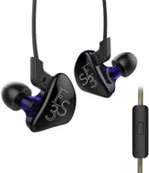 Słuchawki - KZ ES3 czarno-fioletowe - miniaturka - grafika 1