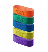 Gumy, taśmy, ekspandery - Zestaw 5 Gum Do Ćwiczeń Hip Band Mini Flex 4FIZJO - miniaturka - grafika 1