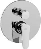 Baterie podtynkowe - Paffoni Bateria podtynkowa 2-drożna z przełącznikiem mechanicznym SLY chrom Rubinetterie SY018CR - miniaturka - grafika 1