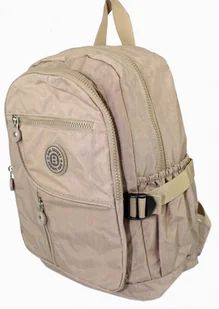 Bag Street Praktyczny Plecak Materiałowy BAG STREET 2216 BEŻOWY 35 x 26 x 15 cm - Plecaki - miniaturka - grafika 2