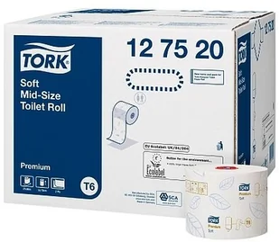 TORK Premium miękki papier toaletowy w średnich rolkach 127520 27 rolek - Papier toaletowy - miniaturka - grafika 3