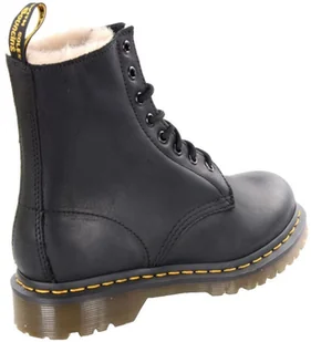 Dr. Martens Buty Dr. Martens 1460 SERENA Black Burnished Wyoming Ocieplane 21797001 - Glany męskie - miniaturka - grafika 4