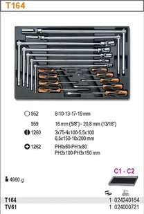 Beta 2424/T164 - Zestawy narzędziowe - miniaturka - grafika 2