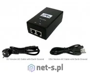 Ubiquiti PoE-48 Passive PoE Adapter EU, 48V 0.5A, grounding/ESD protection, 24W (POE-48-24W) - Pozostałe akcesoria sieciowe - miniaturka - grafika 7