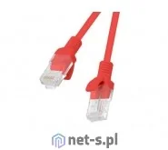 LANBERG Patchcord PCU5-20CC-0050-R kat.5e 0,5M czerwony 10-pack PCU5-20CC-0050-R - Kable miedziane - miniaturka - grafika 2