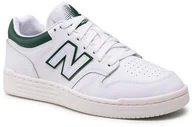 Sneakersy damskie - New Balance Sneakersy BB480LGT Biały - miniaturka - grafika 1