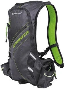 Spokey Plecak sportowy SPRINTER 5l wodoodporny Czarny/Zielony - Plecaki - miniaturka - grafika 8