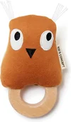 Grzechotki dla dzieci - Kids Concept Grzechotka Edvin sowa brązowa 1000564 - miniaturka - grafika 1
