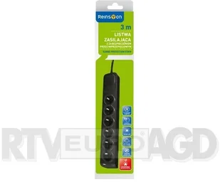 Listwa Zasilająca Antyprzepięciowa 6 Gniazd 3m - Listwy zasilające - miniaturka - grafika 2