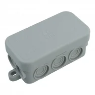 Puszki elektryczne i akcesoria - Elettrocanali Puszka natynkowa 80x33x30mm 10-membran IP55 EC411C1 Elettrocanali 7835 EC411C1 - miniaturka - grafika 1