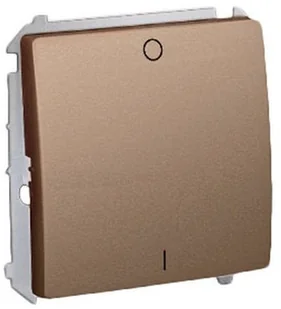 Simon Włącznik podwójny BASIC satynowy, metalizowany - Wyłączniki światła i elektryczne - miniaturka - grafika 2
