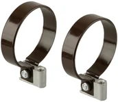 Rynny i akcesoria - Marley Obejma do rynny SPUSTOWEJ 75 mm Brązowa 2 szt. - miniaturka - grafika 1