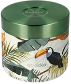 Termosy - Quokka Whim Food Jar Lunchbox termiczny termos obiadowy 600 ml Tropical) - miniaturka - grafika 1