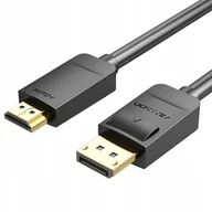 Kable komputerowe i do monitorów - Vention DisplayPort Dp --> Hdmi 1080P@60Hz 1,5m - miniaturka - grafika 1