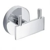 Wieszaki łazienkowe - Blue Water Hugo Haczyk podwójny chrom HUG-002 - miniaturka - grafika 1