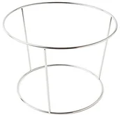 Tace i patery - Stalwart Taca NextDay Cufflinks cateringu C050 stojak na owoce morza-płyta do serwowania, stal nierdzewna, dostawa C050 - miniaturka - grafika 1