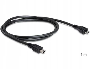 Delock Kabel Usb micro Bm - mini(M) Usb 2.0 1m - Kable USB - miniaturka - grafika 2