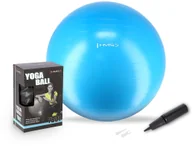 Piłki do ćwiczeń - HMS YB01 75CM LAZUROWA PIŁKA GIMNASTYCZNA - miniaturka - grafika 1